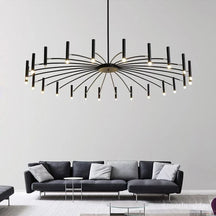 Lustre LED Moderne avec Têtes Réglables - Élégance et Efficacité Énergétique