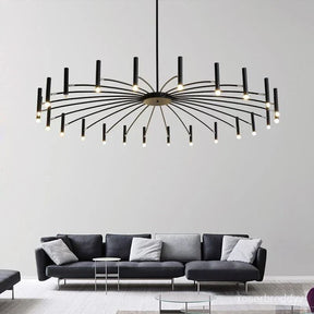 Lustre LED Moderne avec Têtes Réglables - Élégance et Efficacité Énergétique