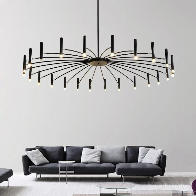 Lustre LED Moderne avec Têtes Réglables - Élégance et Efficacité Énergétique