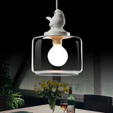 Suspension Luminaire Inspirée des Oiseaux - Ambiance Naturelle et Élégante