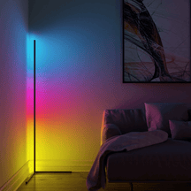 Lampe d'Angle RGB Moderne - Ambiance Colorée et Design Élégant