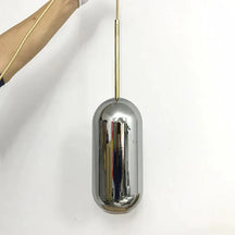 Luminaire Suspendu en Fer et Verre - Élégance Contemporaine pour Votre Espace