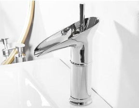 Robinet de Salle de Bain Cascade - Élégance Rétro avec Écoulement Luxueux