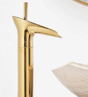 Robinet de Salle de Bain Cascade - Élégance Rétro avec Écoulement Luxueux