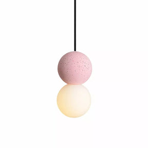 Lampe Suspendue Géométrique en Verre - Éclairage Chaleureux et Élégant