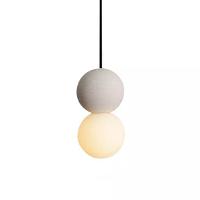 Lampe Suspendue Géométrique en Verre - Éclairage Chaleureux et Élégant