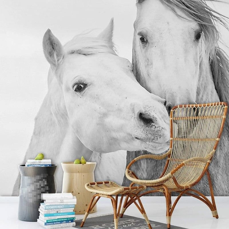 3D Horse Wall Mural