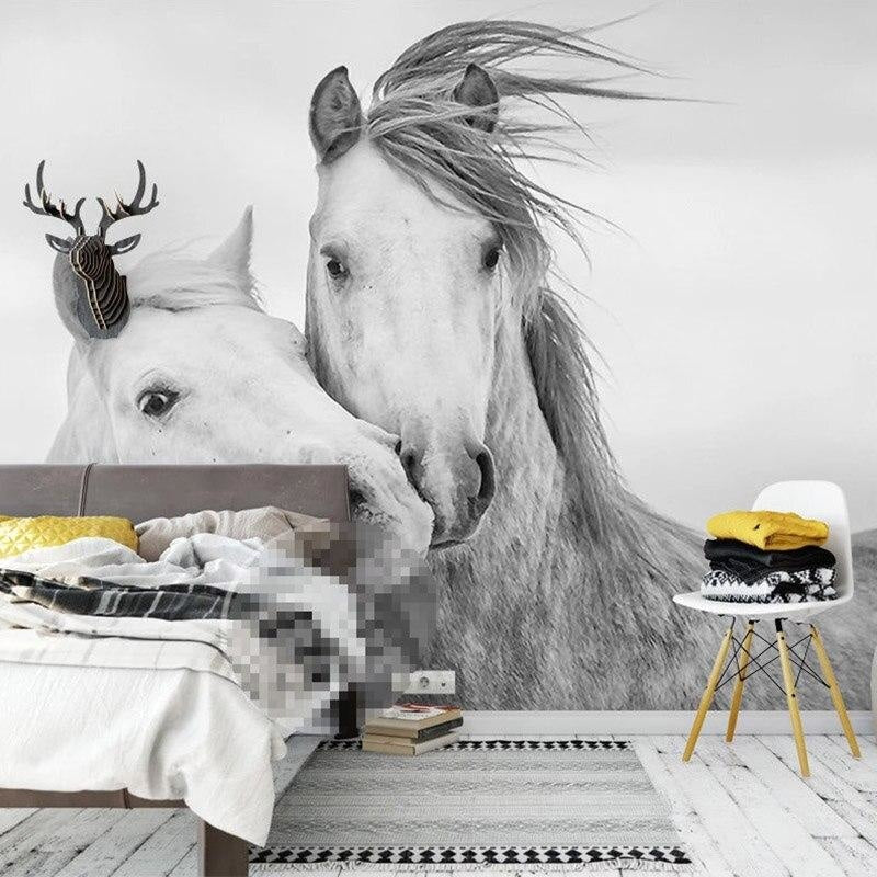 3D Horse Wall Mural