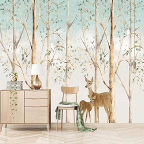 Deer Wallpaper Custom Print