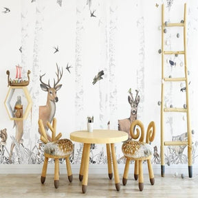 Woodland Animals Wallpaper