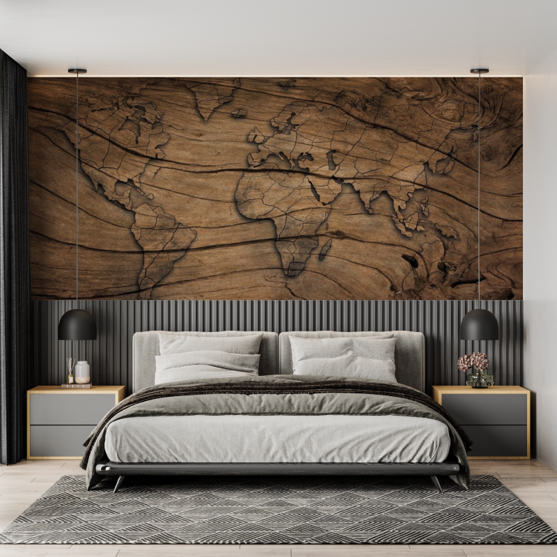 Tapisserie Murale Mappemonde