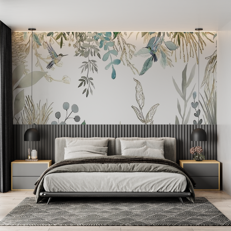 Papier Peint Décor Oiseaux