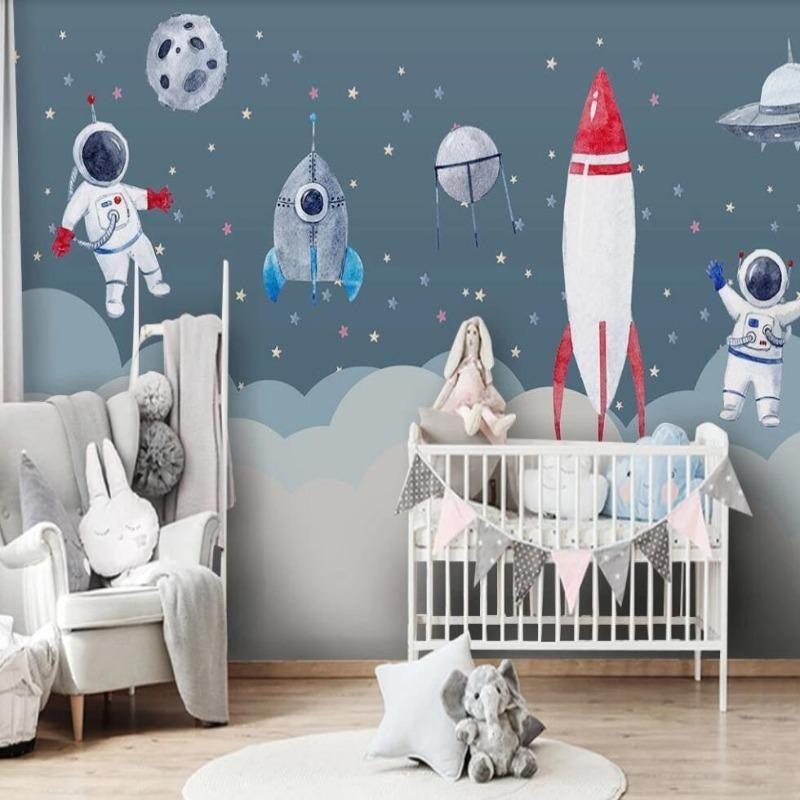 Astronaut Bedroom Wall Mural