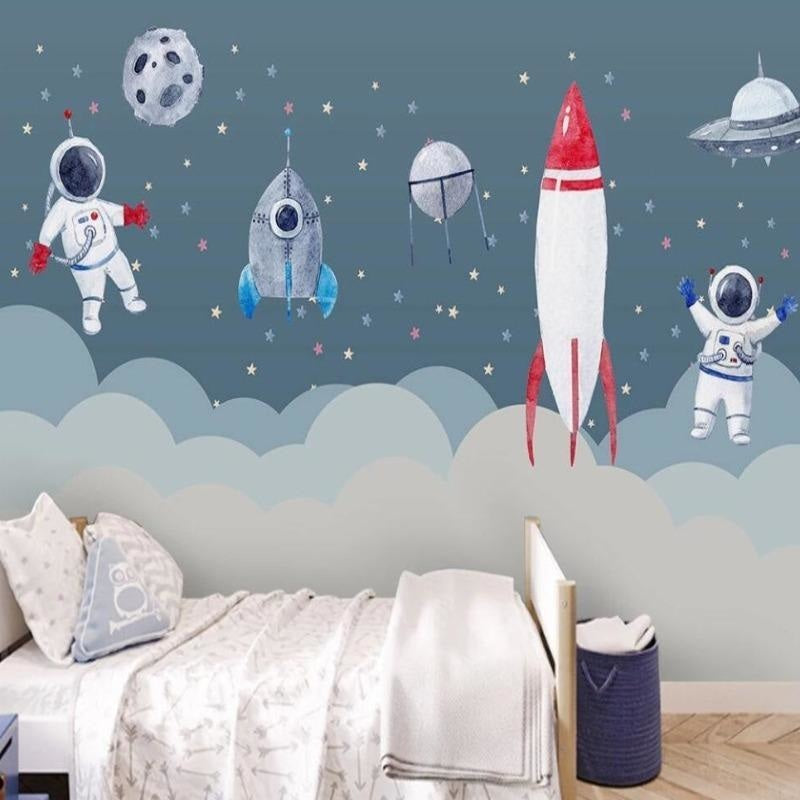 Astronaut Bedroom Wall Mural