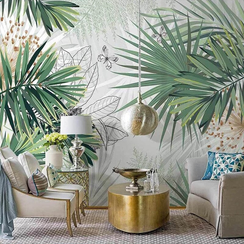 Exotic Foliage Wallpaper