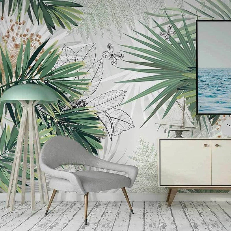 Exotic Foliage Wallpaper
