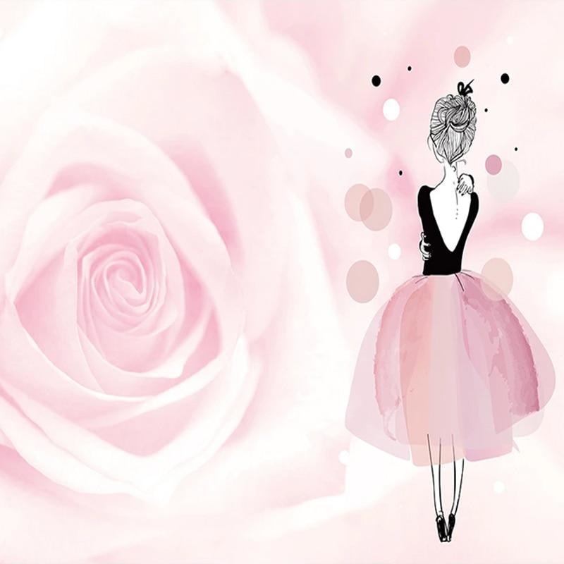 Pale Pink Girl's Wallpaper
