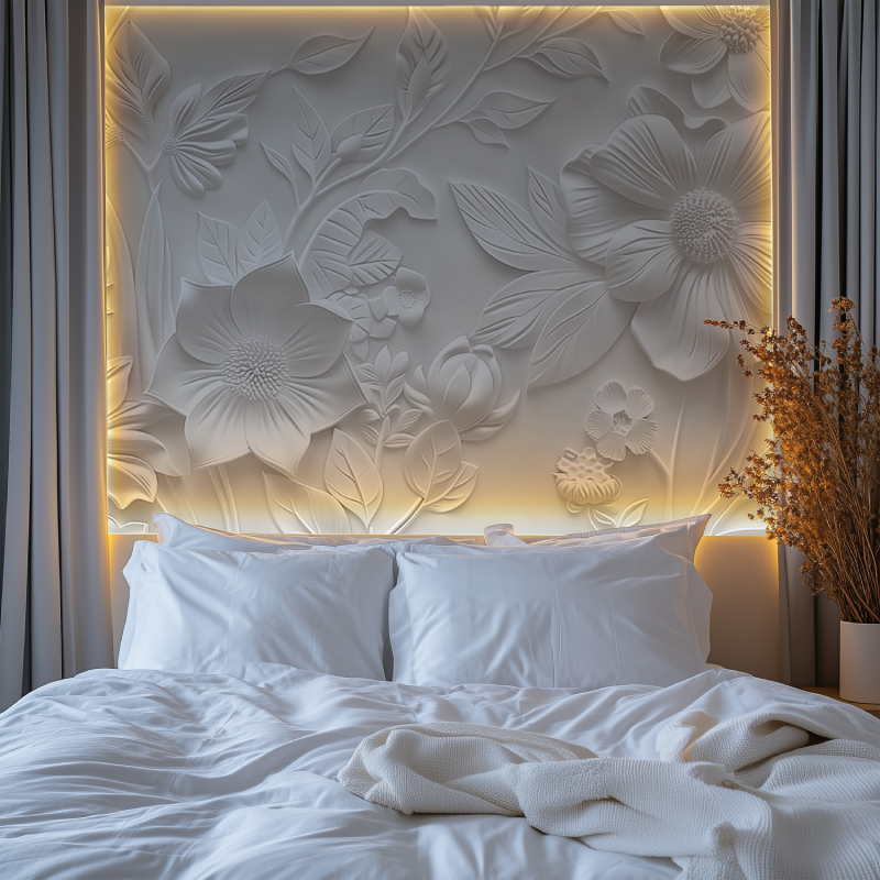 Panoramic Floral Wallpaper