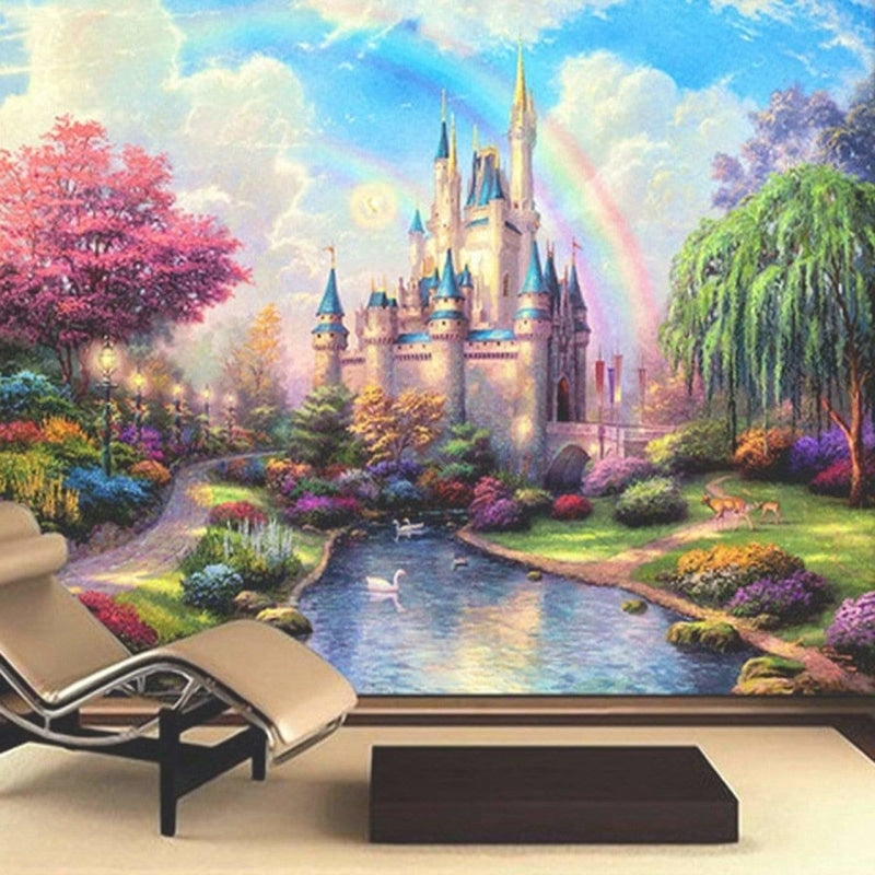 Giant Princess Castle Wallpaper