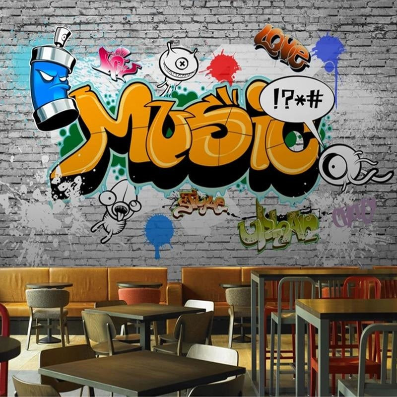 Custom Graffiti Wallpaper