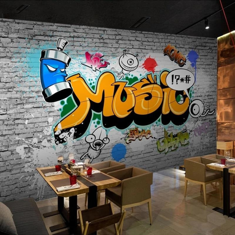 Custom Graffiti Wallpaper