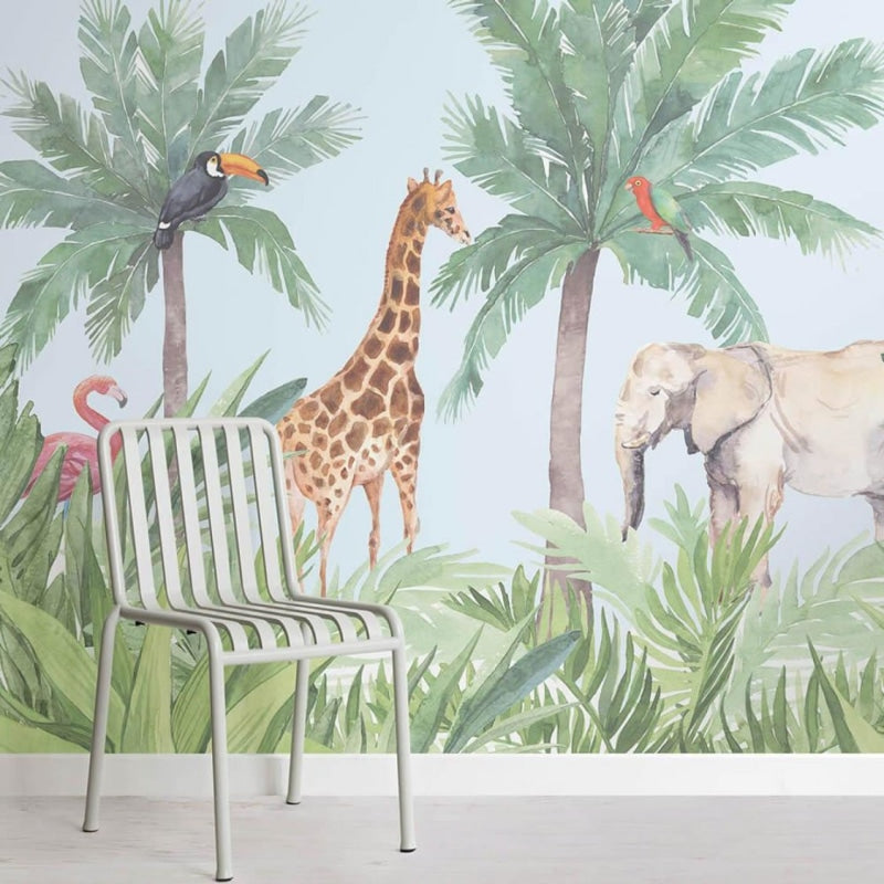 Jungle Wallpaper for Baby's Bedroom