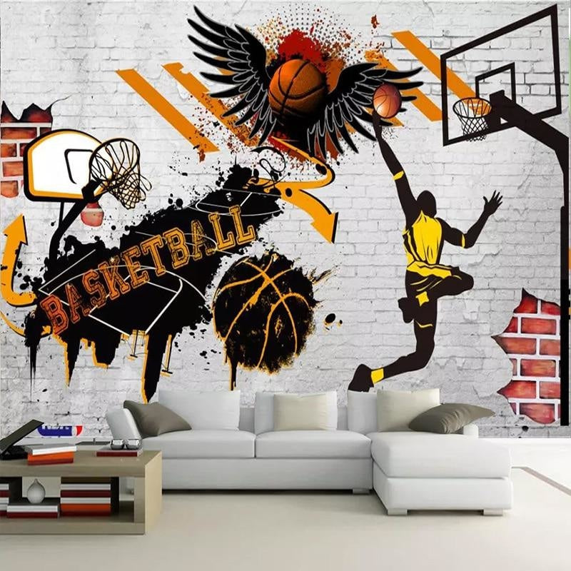 Panoramic Basketball Wallpaper