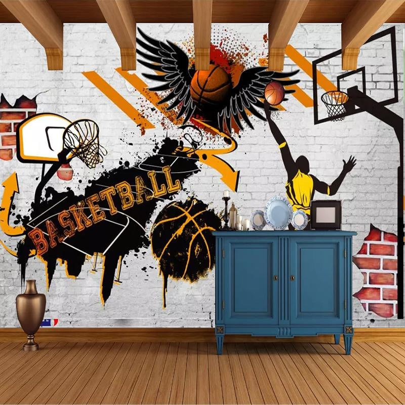 Panoramic Basketball Wallpaper