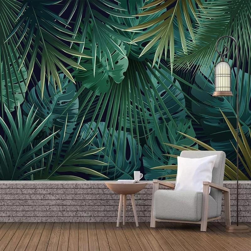 Papier Peint Trompe L'oeil Jungle