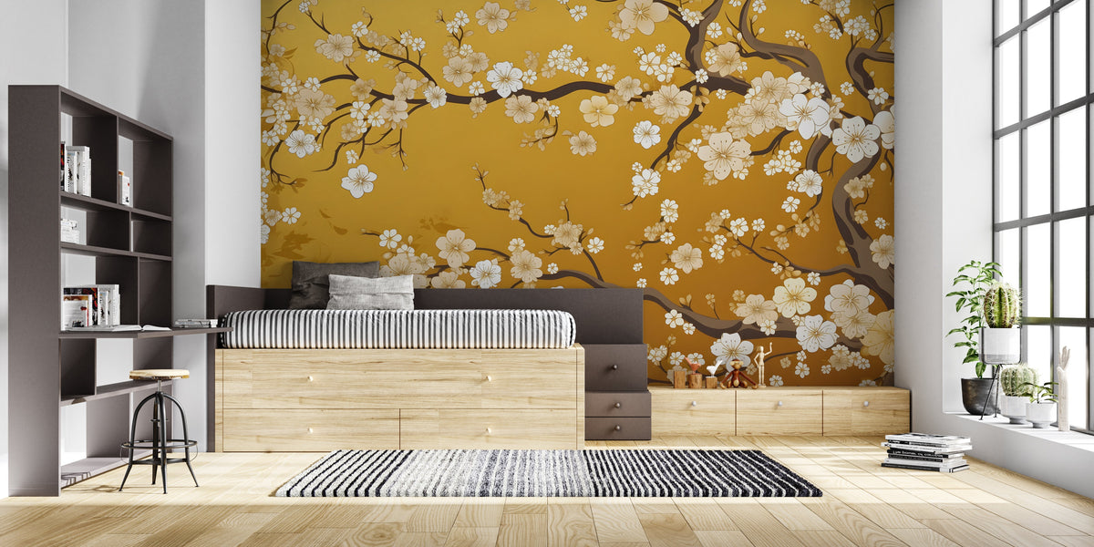 Japanese Yellow Wallpaper