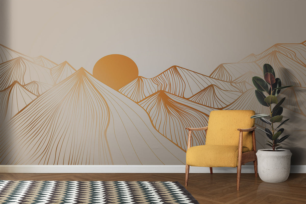 Mountain Design Wallpaper