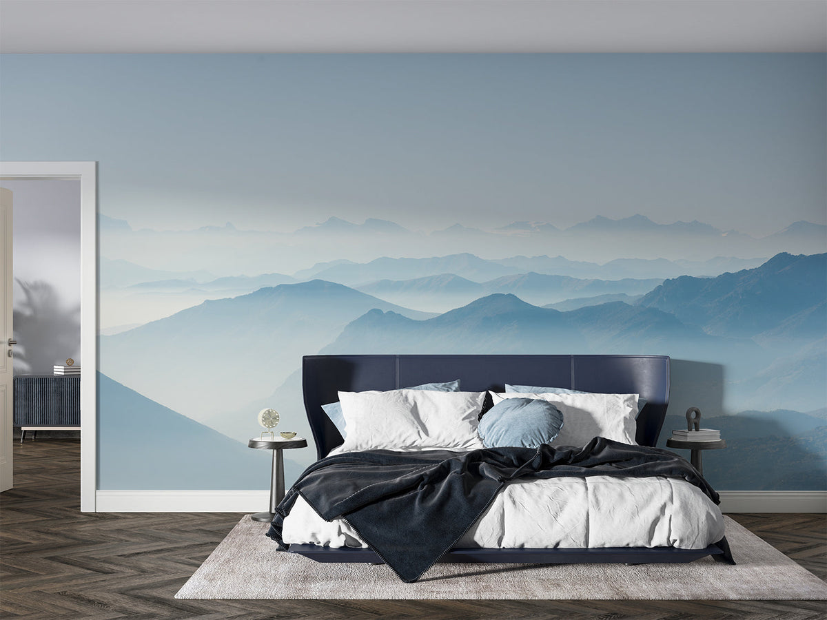 Blue Mountain Panoramic Wallpaper