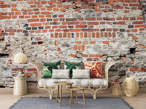 Vintage Brick Wall Wallpaper