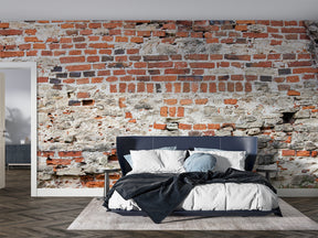 Vintage Brick Wall Wallpaper