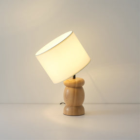 Lampe de Table en Bois - Design Élégant avec Éclairage Chaleureux