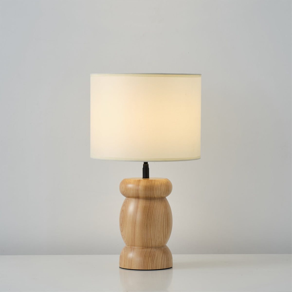 Lampe de Table en Bois - Design Élégant avec Éclairage Chaleureux