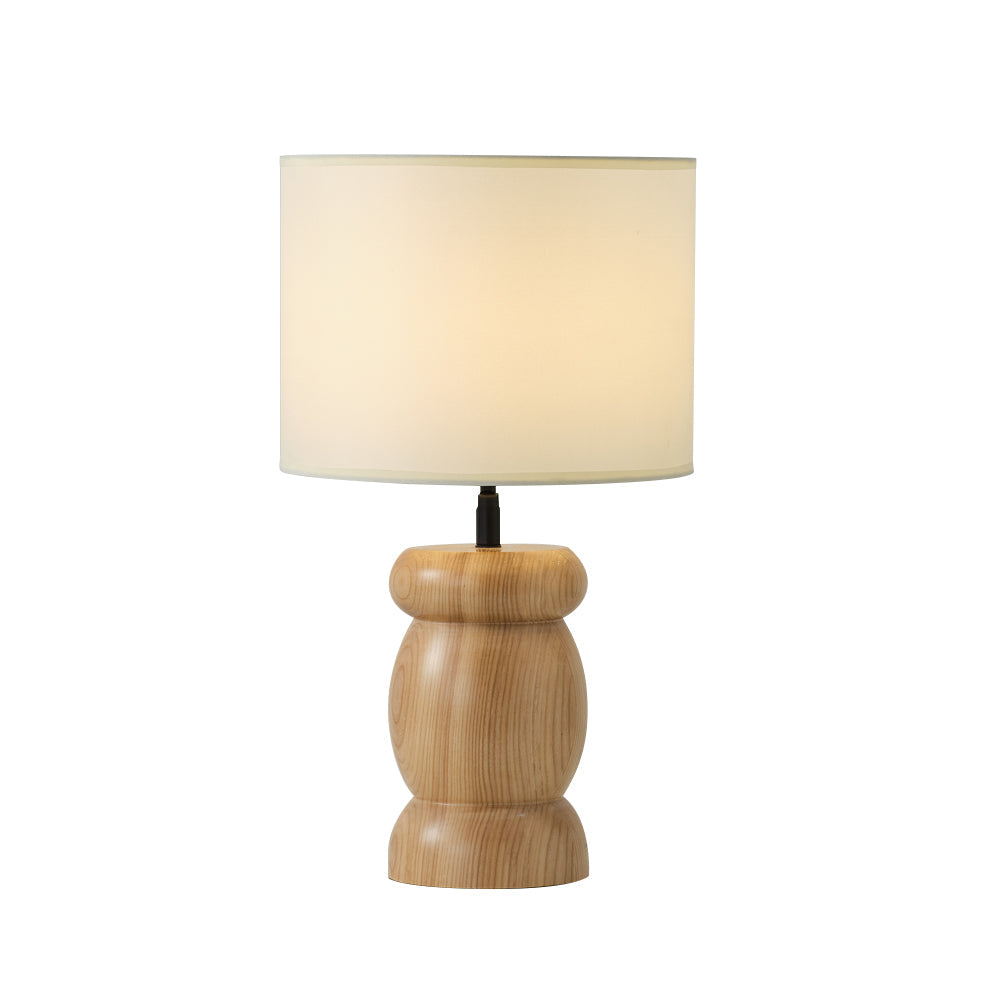 Lampe de Table en Bois - Design Élégant avec Éclairage Chaleureux