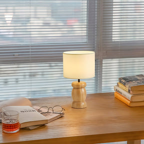 Lampe de Table en Bois - Design Élégant avec Éclairage Chaleureux