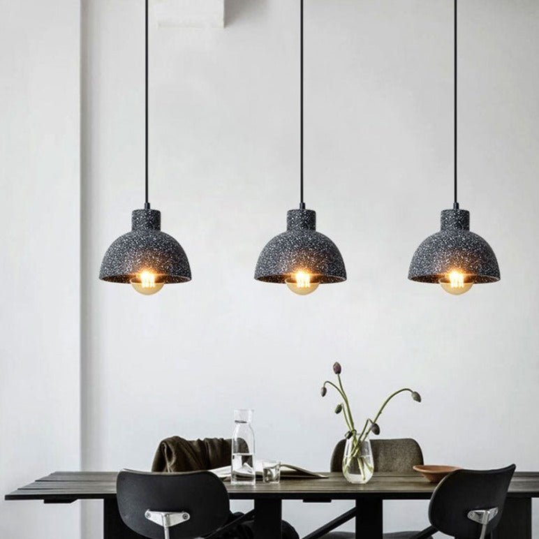 Lampe Suspendue en Béton Design - Élégance Industrielle et Cordon Réglable