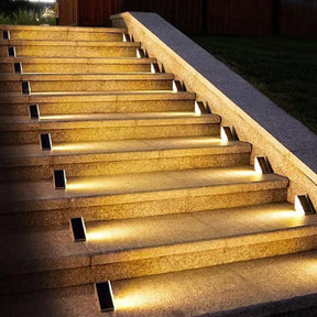 Lumières Solaire pour Escaliers - Éclairage LED Économe et Résistant aux Intempéries