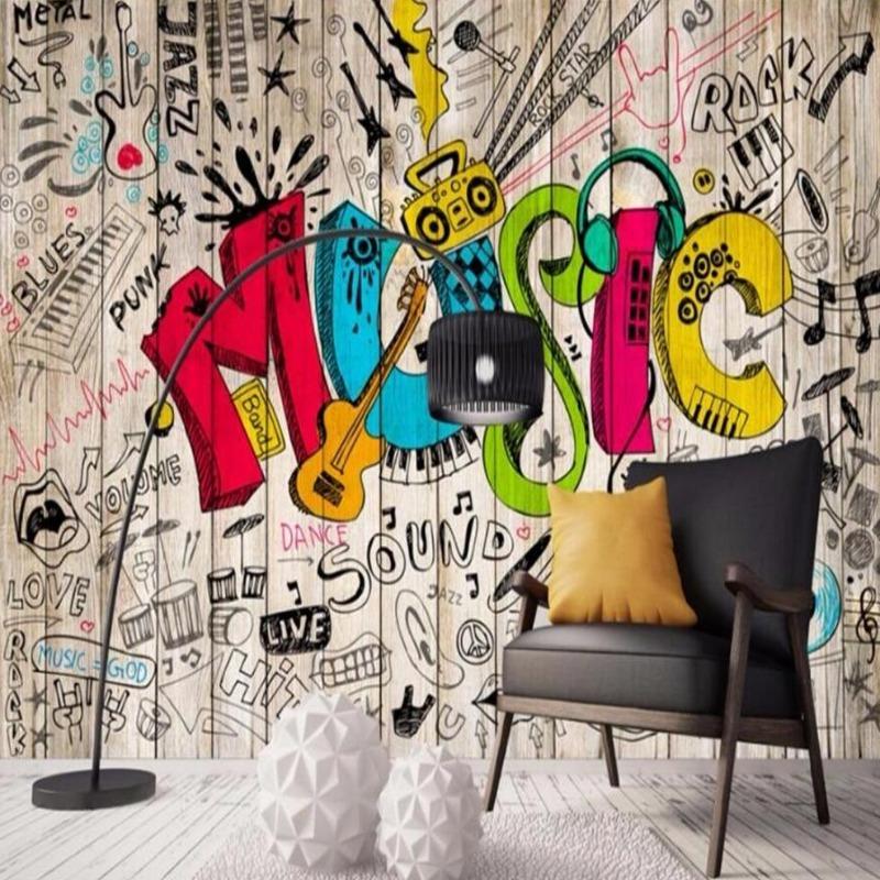 Music Tag Mural Wallpaper