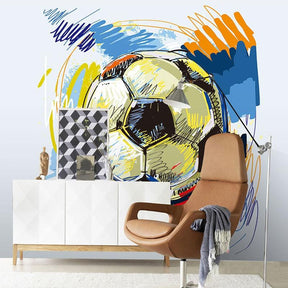 Papier Peint Foot  Ballon de Foot