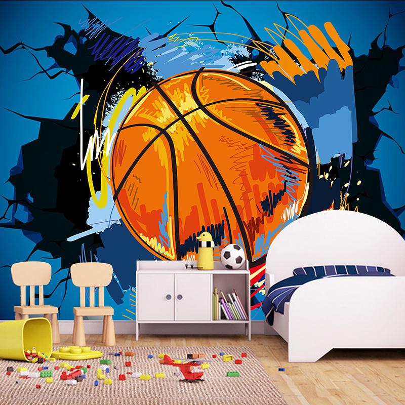 Papier Peint Basket  Style Dessin