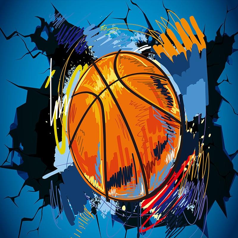 Papier Peint Basket  Style Dessin
