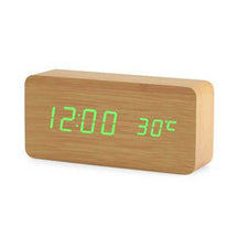 Horloge Réveil Numérique LED - Contrôle Vocal et Affichage Clair