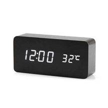 Horloge Réveil Numérique LED - Contrôle Vocal et Affichage Clair