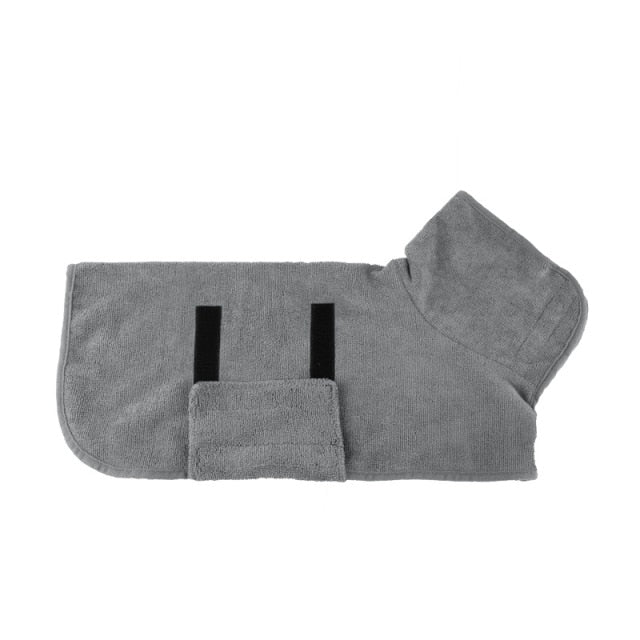 Robe de Bain pour Chien - Ajustable, Séchage Rapide et Élégant