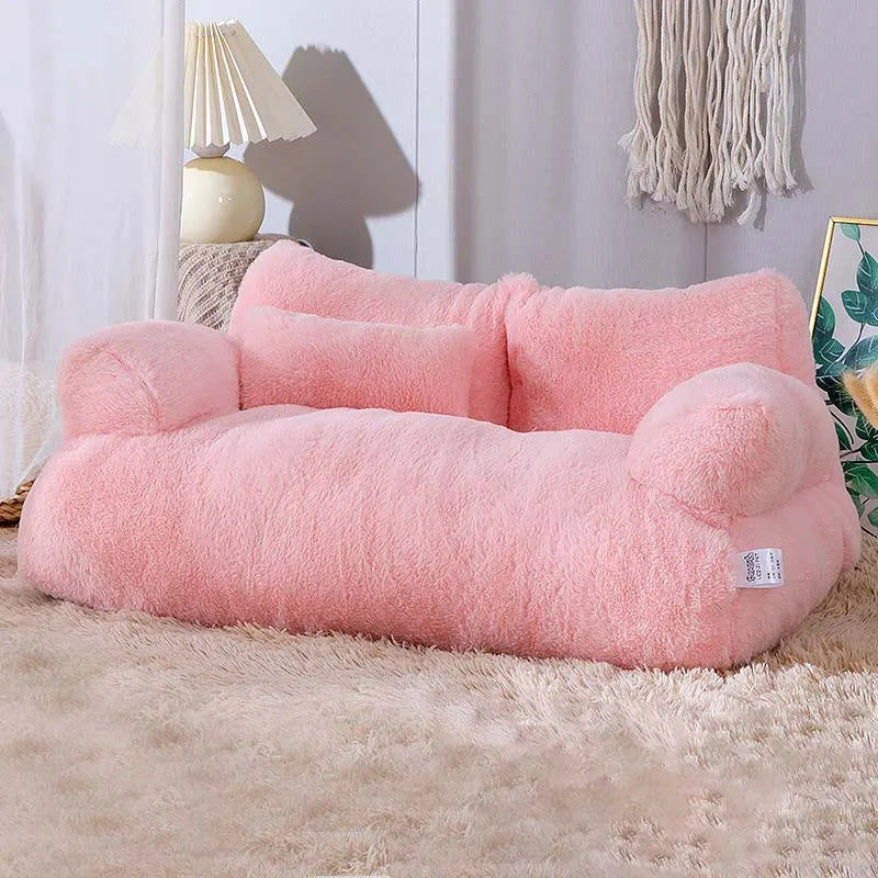 Canapé pour Animaux Doux et Spacieux - Confort Ultime et Lavable en Machine
