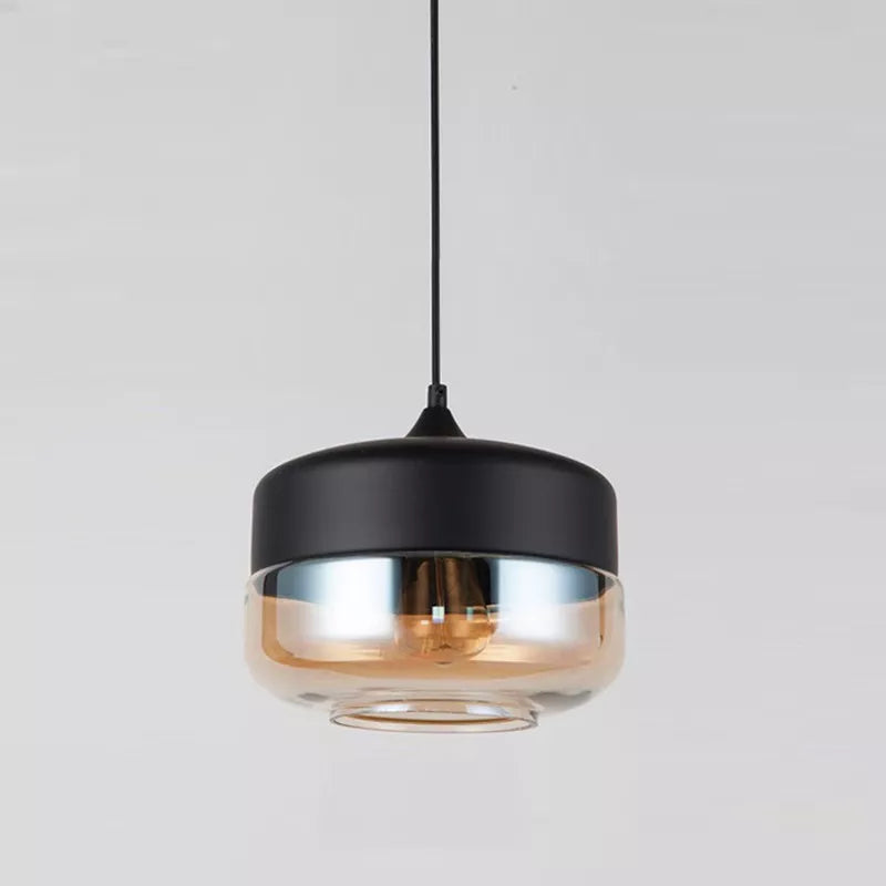 Éclairage Loft Chic Moderne - Lampe en Fer et Verre de Qualité