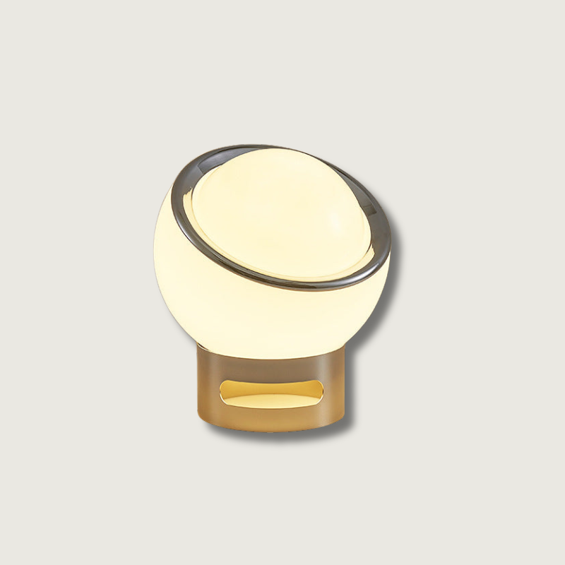 Lampe Bauhaus en Verre Opale - Élégance Minimaliste pour Intérieurs Modernes